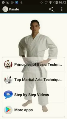 Karate Basics android App screenshot 1